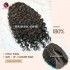 Natural Curly 5x5 lace closure wigs 12 inches 180% Density