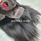 Kinky Straight 2x4 lace closure wigs 22 inches 180% Density