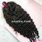 Simple wavy 13X4 lace frontal wigs 24 inches 180% Density