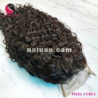 Pixel curly 13X4 lace frontal wigs 16 inches 180% Density