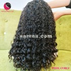 Pixel curly 13X4 lace frontal wigs 16 inches 180% Density