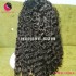 Kinky curly 13X4 lace frontal wigs 18 inches 180% Density