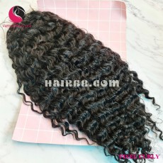 Curly 13X4 lace frontal wigs 28 inches 180% Density