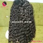 Jerry Curly 2x4 lace closure wigs 18 inches 180% Density