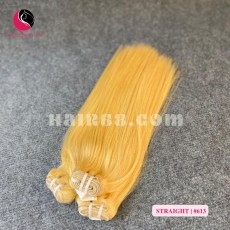 8 inch Cheap Blonde Human Hair Extensions - Straight