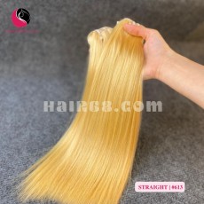 10 polegadas barato blonde extensões de cabelo humano - em linha reta