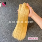 10 polegadas barato blonde extensões de cabelo humano - em linha reta