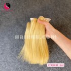 10 inch Cheap Blonde Human Hair Extensions - Straight