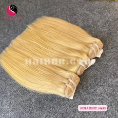 12 inch Cheap Blonde Human Hair Extensions - Straight