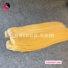 Extensiones de pelo humano rubio barato de 12 pulgadas - derecho