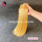 14 pouces extensions de cheveux blonds bon marché - droit