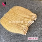 14 pouces extensions de cheveux blonds bon marché - droit