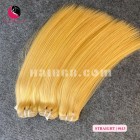 18 polegadas barato blonde extensões de cabelo humano - em linha reta