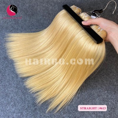 20 inch Blonde Human Hair Straight Remy Hair