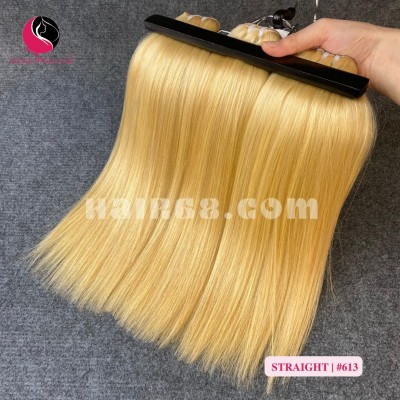 22 inch Blonde Human Hair Straight Remy Hair