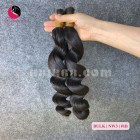 Extensiones del pelo del remi de 10 pulgadas - grueso ondulado solo