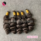 Extensiones humanas onduladas del pelo de 8 pulgadas - doble ondulado grueso