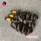 10 polegadas extensões de cabelo ondulado natural - dupla grossa ondulado