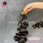 12 inch Hair Extensions For Short Hair - Thick Wavy Double
