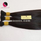 8 inch Thick Human Hair Extensions - Straight Single