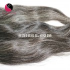Extensiones del pelo de 12 pulgadas para el pelo gris - solo recto