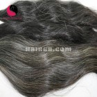 12 inch Natural Grey Hair Extensions - Wavy Double