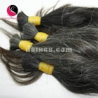 20 inch Grey Hair Extensions - Wavy Double