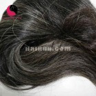 22 inch Buy Grey Hair Extensions - Wavy Double