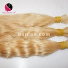 Extensions de cheveux blonds de 14 pouces bon marché - ondulées