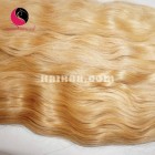 14 inch Blonde Hair Extensions Cheap - Wavy