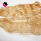 Cabello rubio de 8 pulgadas extensiones cabello vietnamita