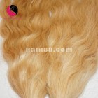 30 inch Blonde Human Hair Weave - Natural Wavy