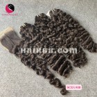 Extensões curly longas do cabelo do weave 30 polegadas - dobro desenhadas