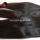 10 inch Hand Tied Human Hair Weft Straight Single