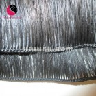 12 inch Hand Tied Weft Human Hair Extensions Straight Single