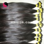 20 inch Hand Tied Wefted  Hair Extensions Straight Single