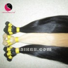 20 inch Hand Tied Wefted  Hair Extensions Straight Single