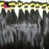 30 inch Hand Tied Human Hair Wefts Straight Single