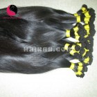 26 inch Hand Tied Weft Human Hair Extensions Straight Double