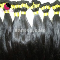 28 inch Hand Tied Human Hair Weft – Straight Double