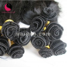 8 pouces à main attachés remy cheveux trame - ondulé unique
