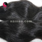 22 polegadas mão amarrada extensões de cabelo humano trama - ondulado único