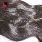 22 polegadas mão amarrada extensões de cabelo humano trama - ondulado único