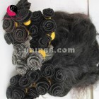 28 inch Hand Tied Human Hair Wefts – Wavy Single