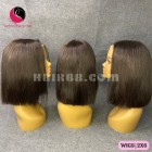 Straight 4x4 Lace Closure Wigs 12inches 130% Density
