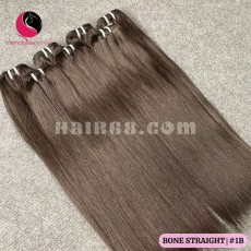 14 inch Natural Human Hair Weave- Single Straight