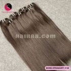 14 pouces cheveux naturels tissent-single straight
