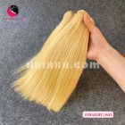 8 polegadas blonde weave cabelo extensões - em linha reta
