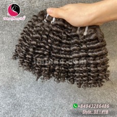 Pacotes de cabelo humano barato de 10 polegadas - ondulado