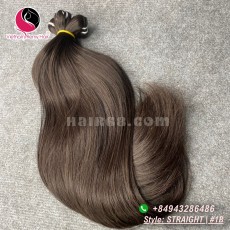 18 polegadas cabelo humano barato - em linha reta